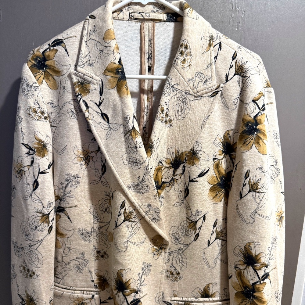 INC Floral Blazer